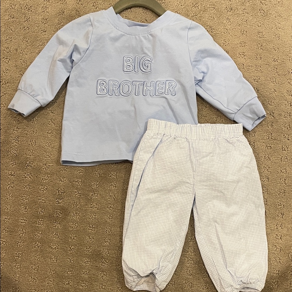 Kids Blue 'Big Brother' Matching Set